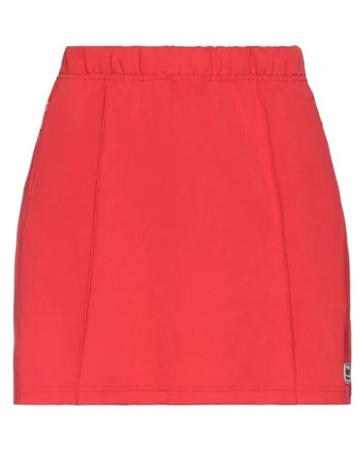 Adidas Originals X Lotta Volkova Mini Skirts In Red