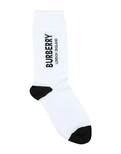 Burberry Short Socks In White