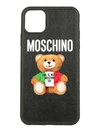 Moschino Iphone 11 Pro Max Cover In Nero