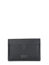 TOM FORD CARD HOLDER WITH LOGO,Y0232T CP9BLK