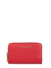MICHAEL MICHAEL KORS COMPACT CARD HOLDER WITH LOGO,11706307