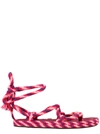 Isabel Marant 20mm Erol Cotton Rope Sandals In Fuchsia