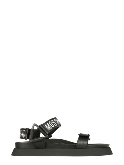 MOSCHINO SANDALS WITH STRAP,11707410