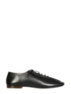 Lemaire Square-toe Lace-up Shoes In Nero