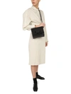 Lemaire Twisted Cotton Poplin Midi Shirt Dress In Beige