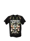 BURBERRY MUNLOW - MONTAGE PRINT COTTON OVERSIZED T-SHIRT,11707039