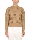Bottega Veneta Women's Wool Sweater In Beige
