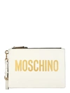 MOSCHINO POUCH WITH MAXI LOGO,84058001 4001