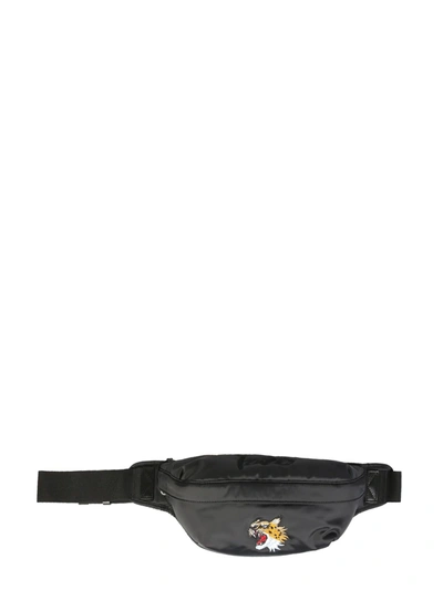 Kenzo Waist Bag In Black Nylon