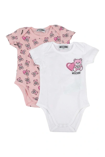 Moschino Babies' Jumpsuit In Sugar Toy