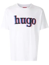 HUGO LOGO-PRINT CREW-NECK T-SHIRT