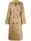 THEORY LAYERED PADDED TRENCH COAT