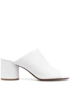 Maison Margiela 50mm Vegan Split-toe Mule Sandals In White