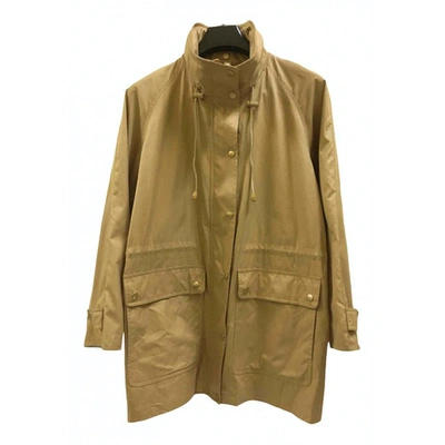 Pre-owned Burberry Jacket In Gold