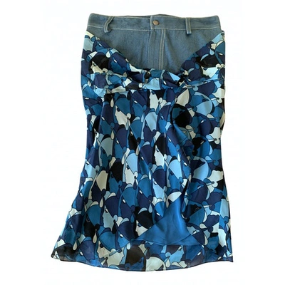 Pre-owned Galliano Multicolour Silk Skirt