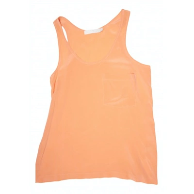 Pre-owned Kain Silk Camisole In Orange