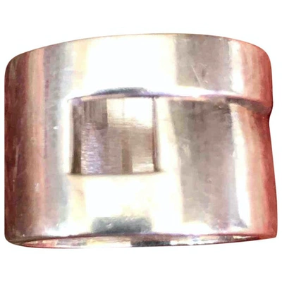 Pre-owned Gucci Silver Silver Ring