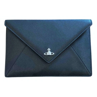Pre-owned Vivienne Westwood Black Leather Clutch Bag