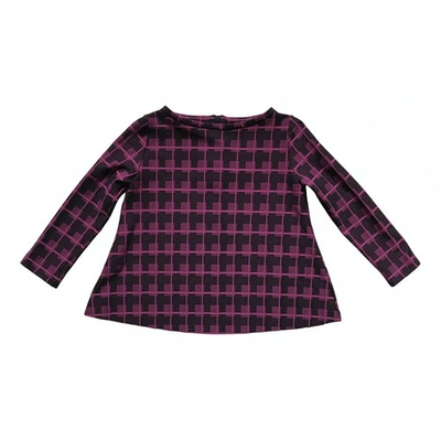 Pre-owned Pinko Purple Polyester Top