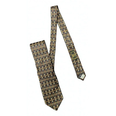 Pre-owned Fendi Tie In Brown
