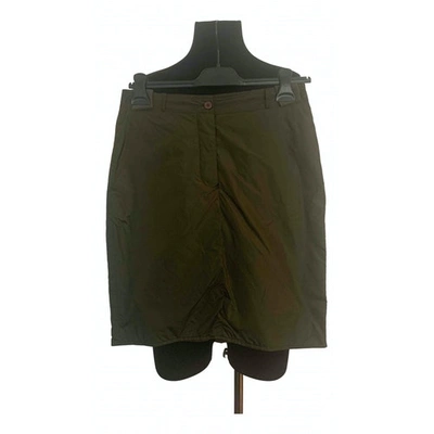 Pre-owned Aspesi Mid-length Skirt In Green