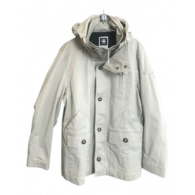 Pre-owned G-star Raw Jacket In Beige