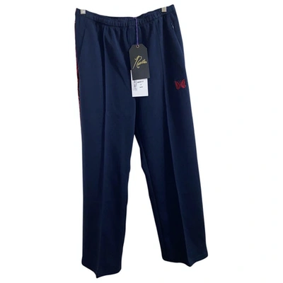 Pre-owned Needles Blue Trousers