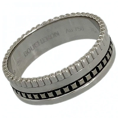 Pre-owned Boucheron Silver White Gold Ring