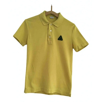 Pre-owned Loewe Polo Shirt In Yellow