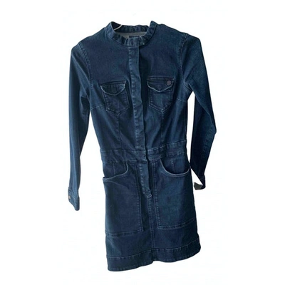 Pre-owned Pepe Jeans Mini Dress In Navy