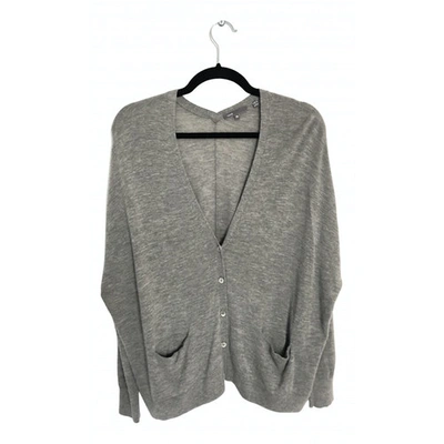 Pre-owned Vince Cashmere Cardigan In Grey