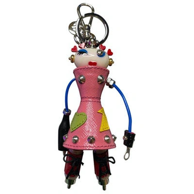 Pre-owned Prada Multicolour Leather Bag Charms