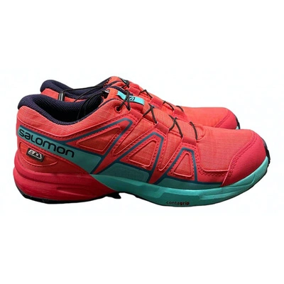 Pre-owned Salomon Trainers In Red