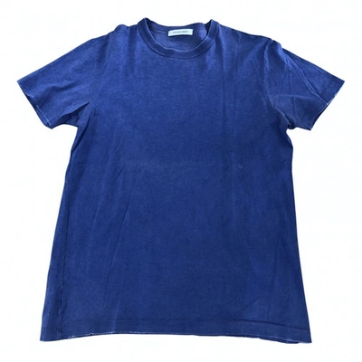 Pre-owned Pierre Balmain Blue Cotton T-shirt