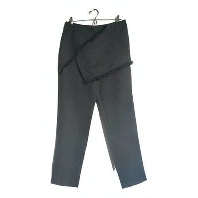 Pre-owned 3.1 Phillip Lim / フィリップ リム Wool Straight Pants In Anthracite