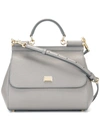 Dolce & Gabbana Medium Sicily Shoulder Bag In Grey