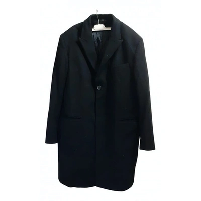 Pre-owned Alessandro Dell'acqua Wool Coat In Black