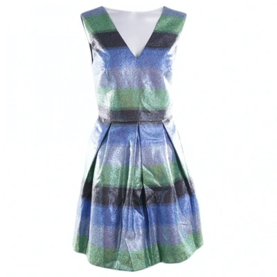 Pre-owned Markus Lupfer Dress In Blue
