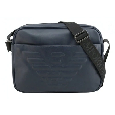 Pre-owned Emporio Armani Bag In Blue