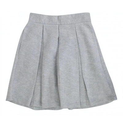 Pre-owned Markus Lupfer Mini Skirt In Grey
