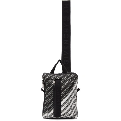 Givenchy Black & White Light 3-sling Backpack In 004 Black/w
