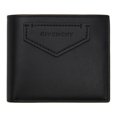 Givenchy Black Antigona Bifold Wallet In 006 Black/n