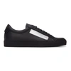 GIVENCHY BLACK LATEX URBAN KNOT SNEAKERS