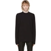 John Elliott Black 900 Mock Neck Long Sleeve T-shirt