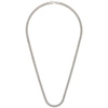 TOM WOOD SILVER CURB L NECKLACE