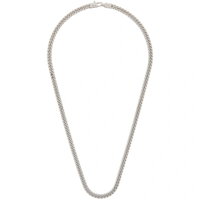 Tom Wood Silver Curb L Necklace