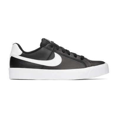 Nike Court Royale Ac Sneakers In Black,white