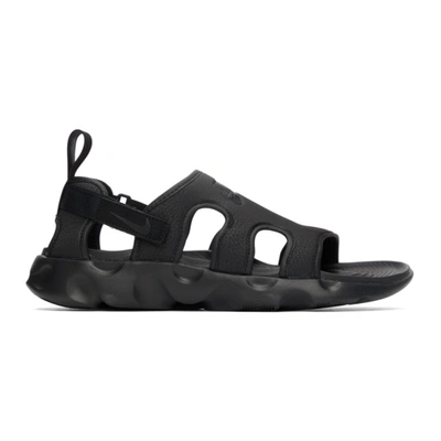 Nike Owaysis Low-top Sandals In Black,black,black