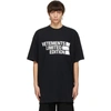 VETEMENTS BLACK BIG LOGO 'LIMITED EDITION' T-SHIRT