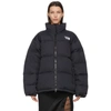 VETEMENTS BLACK DOWN 'LIMITED EDITION' LOGO PUFFER JACKET
